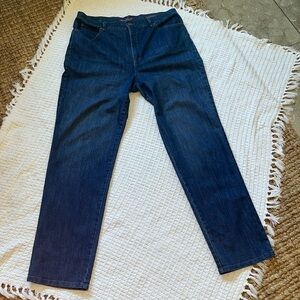 Gloria Vanderbilt Amanda Slimming Skinny high waist Jeans sz18 plus size denim